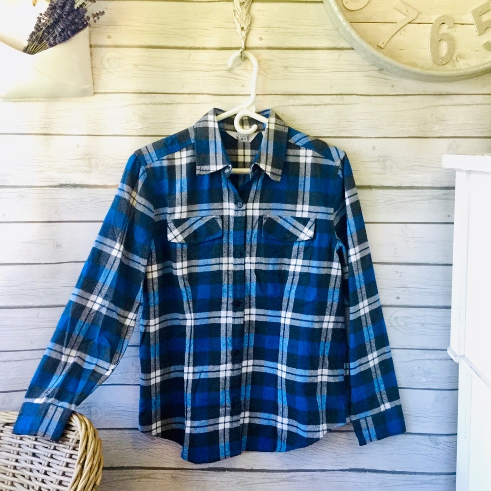 KEREN Hart | Women’s Plaid Button-Up | Size: S